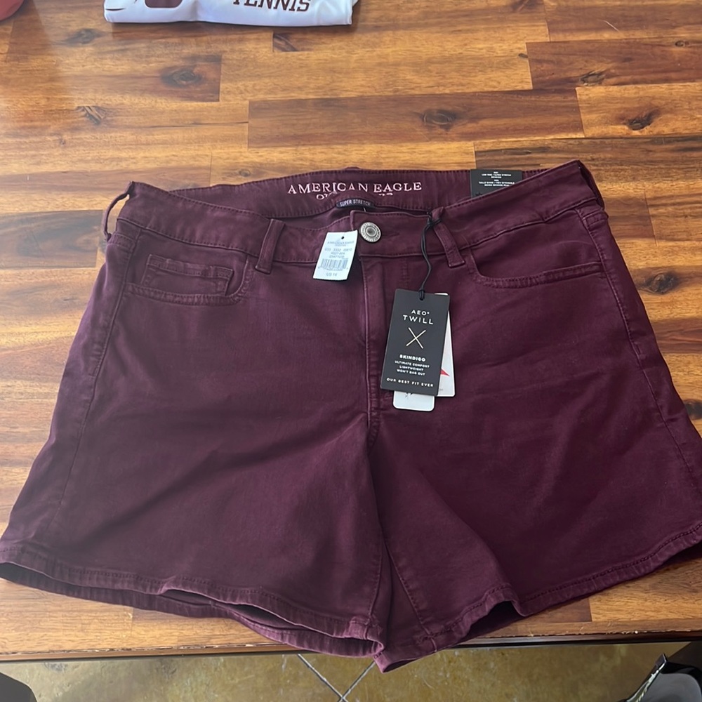 Maroon shorts